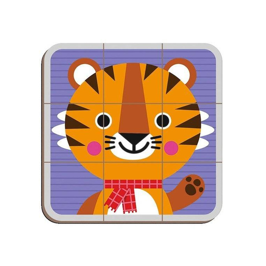 Magnetyczna układanka Puzzle zwierzątka Magnetibook, Janod