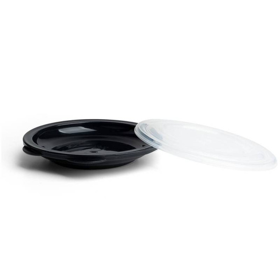Herobility - talerzyk Eco Baby Plate - czarny