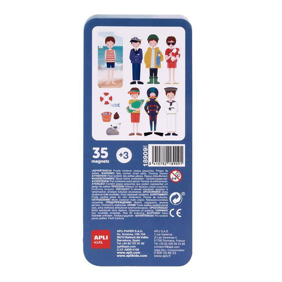 Magnetyczna układanka Mix&Match Apli Kids - Ocean
