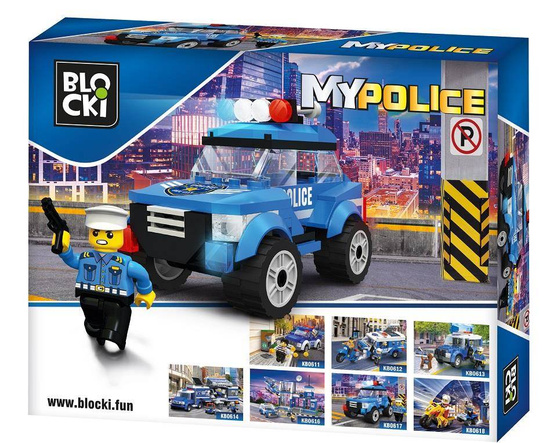 Klocki Blocki MyPolice Radiowóz patrolowy