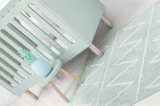 Dywan do prania w pralce Hippy Mint, Lorena Canals 120 x 160 cm