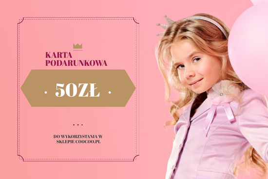 Karta podarunkowa o wartości 50zł