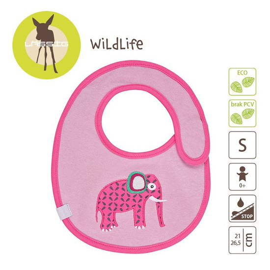Śliniak bawełniany wodoodporny Wildlife Słoń