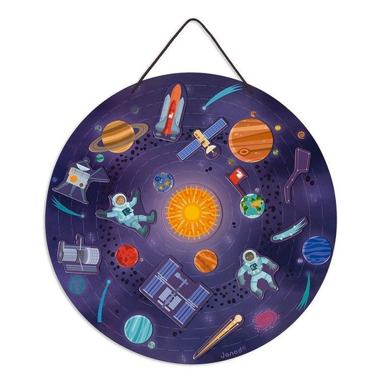 Magnetyczna układanka Układ słoneczny, 7+, Janod