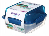 Sistema lunchbox składany lunch stack to-go 1240ml niebieski