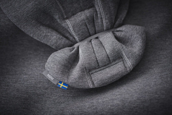 BABYBJORN MINI 3D Jersey – nosidełko, Ciemny szary