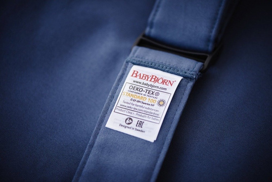 BABYBJORN MINI 3D Jersey – nosidełko, Niebieski
