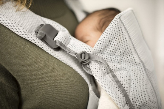 BABYBJORN ONE - nosidełko ergonomiczne DENIM Szary/ciemno szary Cotton mix NEW