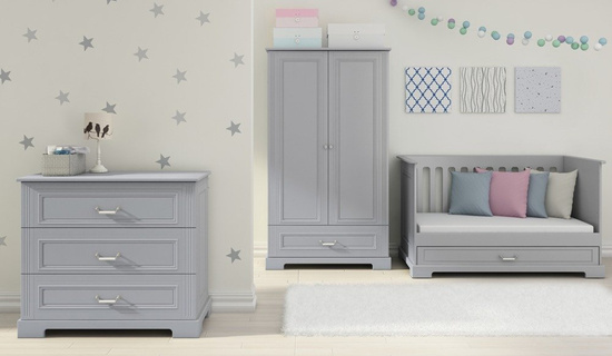 Bellamy Ines neutral grey regał