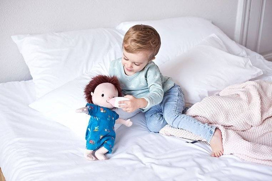 Duża materiałowa lalka dzidziuś Noa 36 cm 2 lata , LILLIPUTIENS