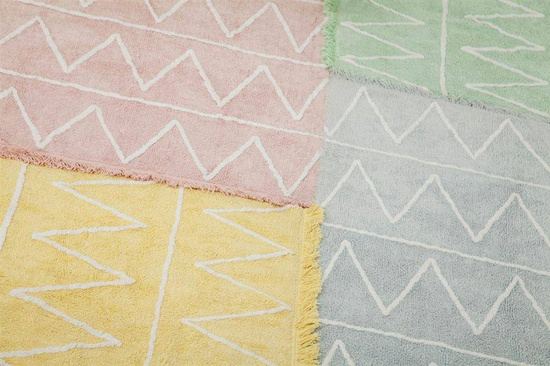 Dywan do prania w pralce Hippy Mint, Lorena Canals 120 x 160 cm