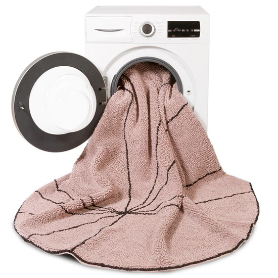 Dywan do prania w pralce Trace Vintage Nude, Lorena Canals  Ø 160 cm