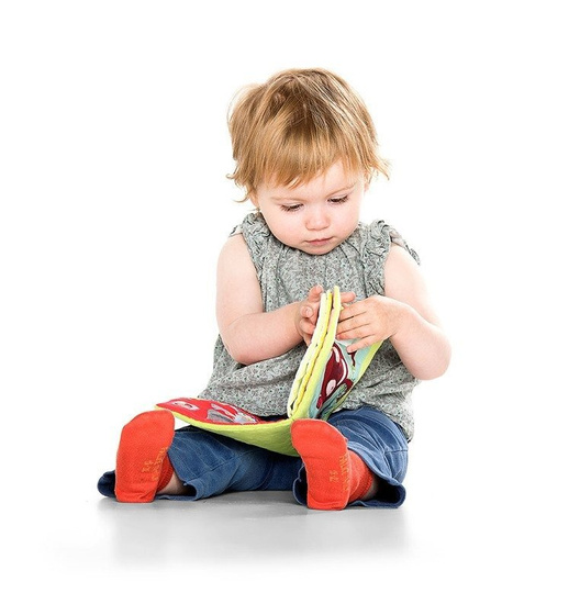 Książeczka z mini-pacynką wielofunkcyjna Królik dentysta 9m+, LILLIPUTIENS 