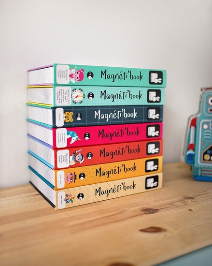 Magnetyczna układanka Księżniczki Magnetibook JANOD