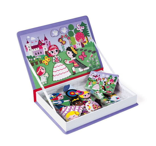 Magnetyczna układanka Księżniczki Magnetibook JANOD