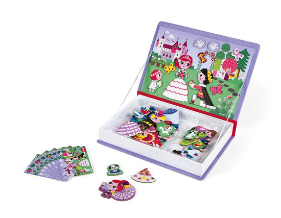 Magnetyczna układanka Księżniczki Magnetibook JANOD