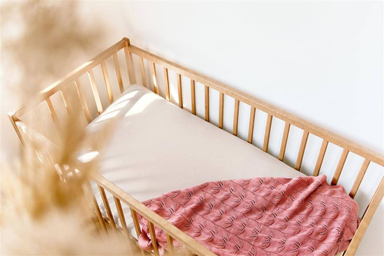 Prześcieradło Organic&Color 60x120 kolor: latte, POOFI