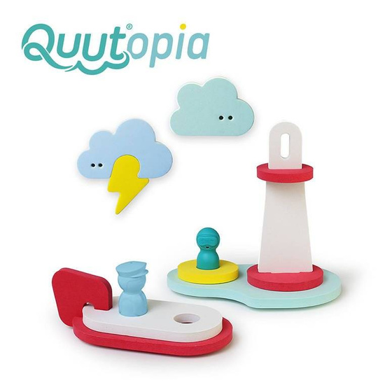 QUUT Zestaw puzzli piankowych 3D do kąpieli Quutopia Na ratunek