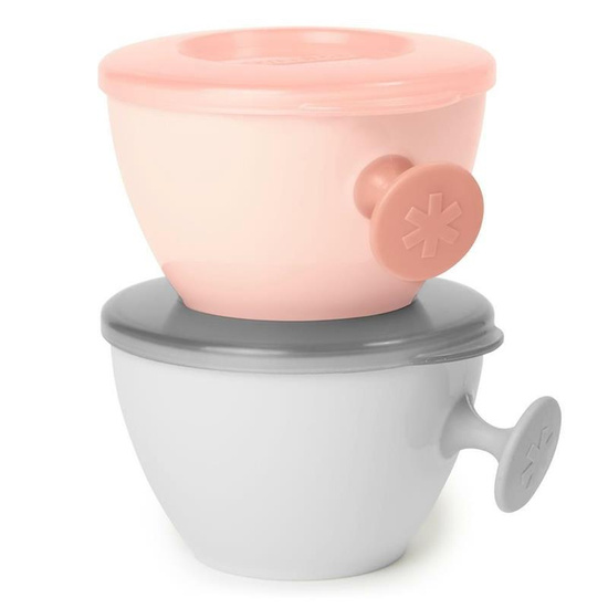 Zestaw misek Easy-Grab Grey/Soft Coral